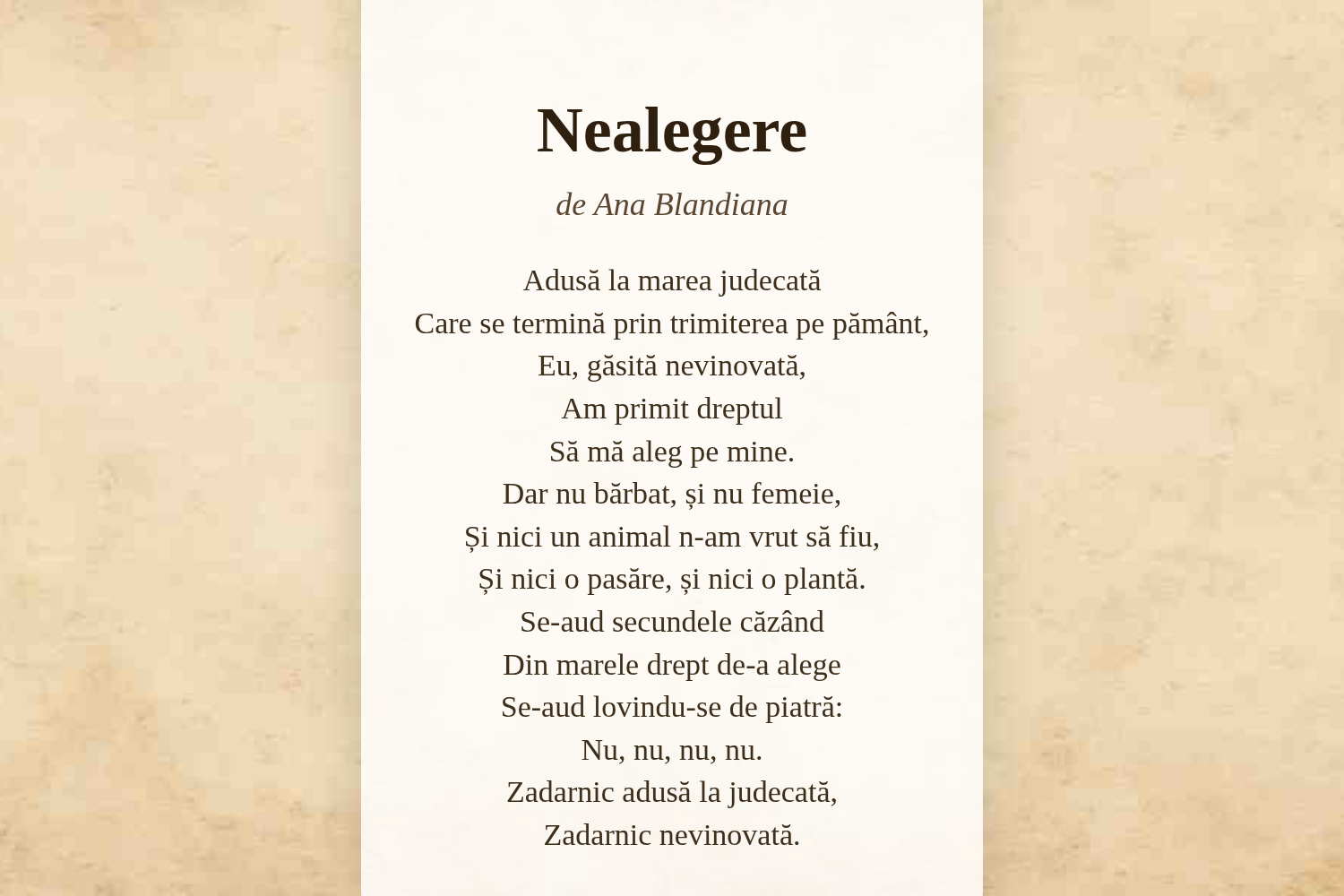 Nealegere