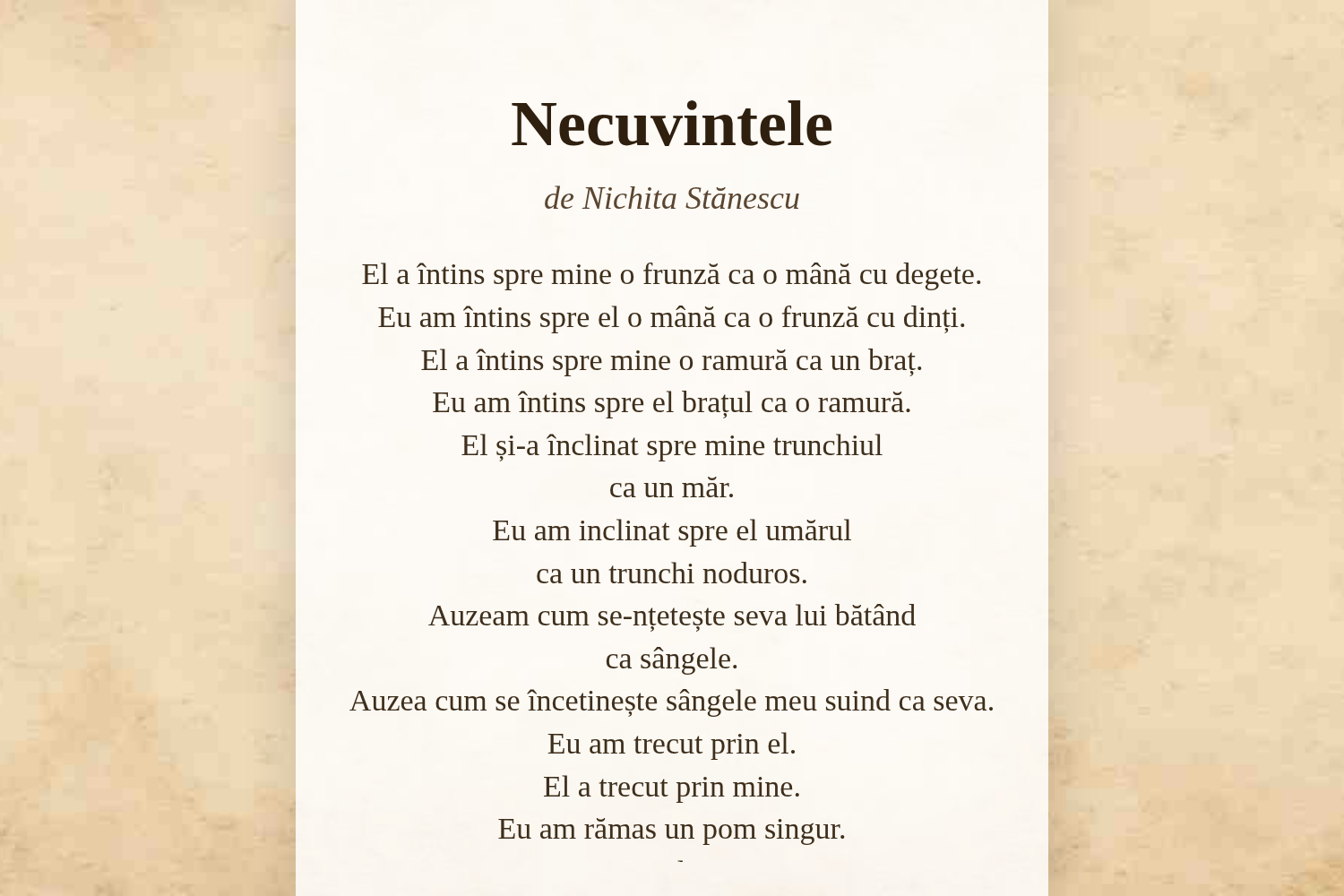 Necuvintele