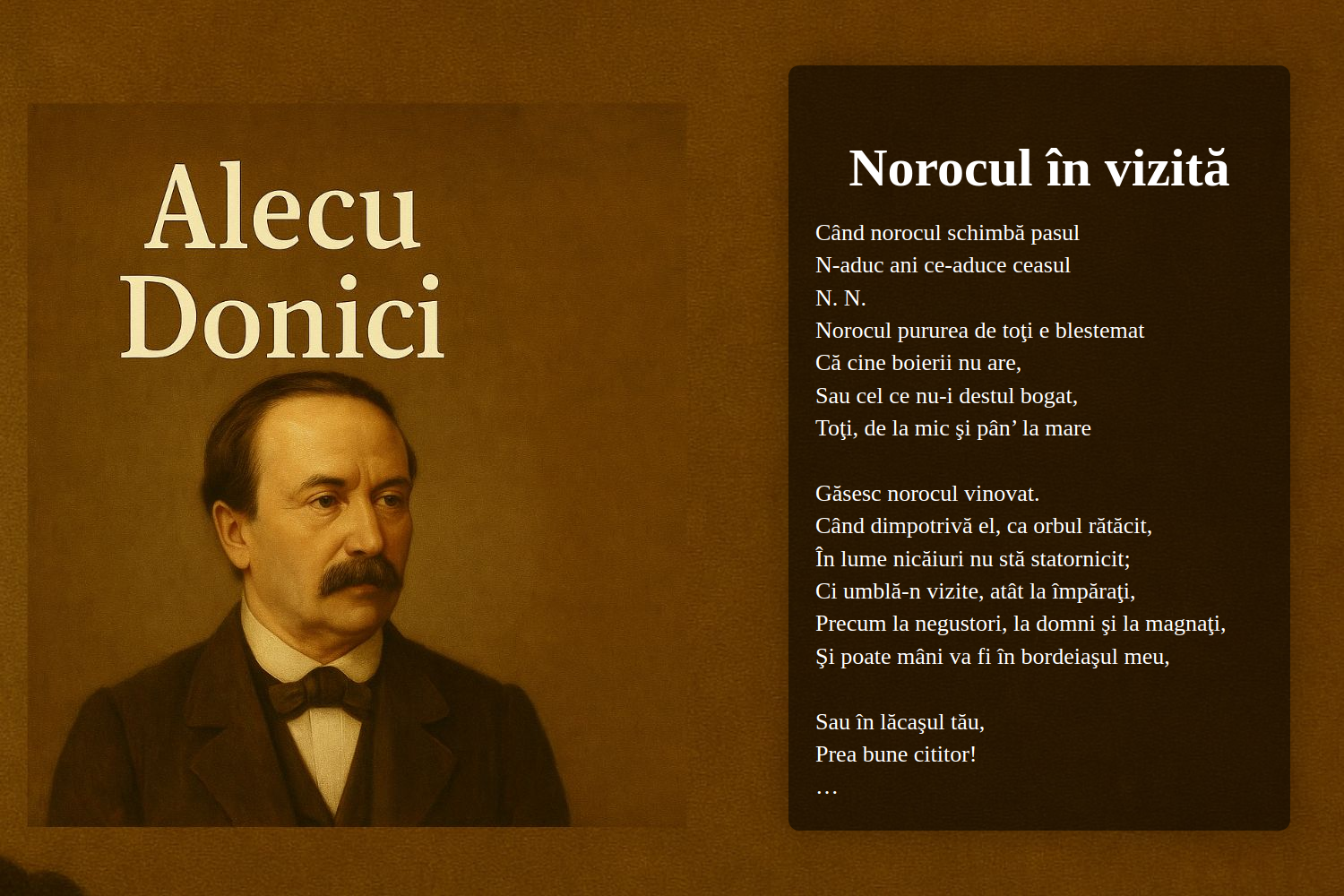 Norocul în vizită