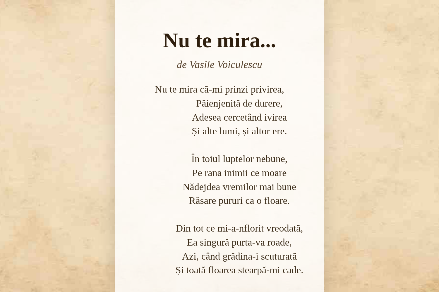 Nu te mira...