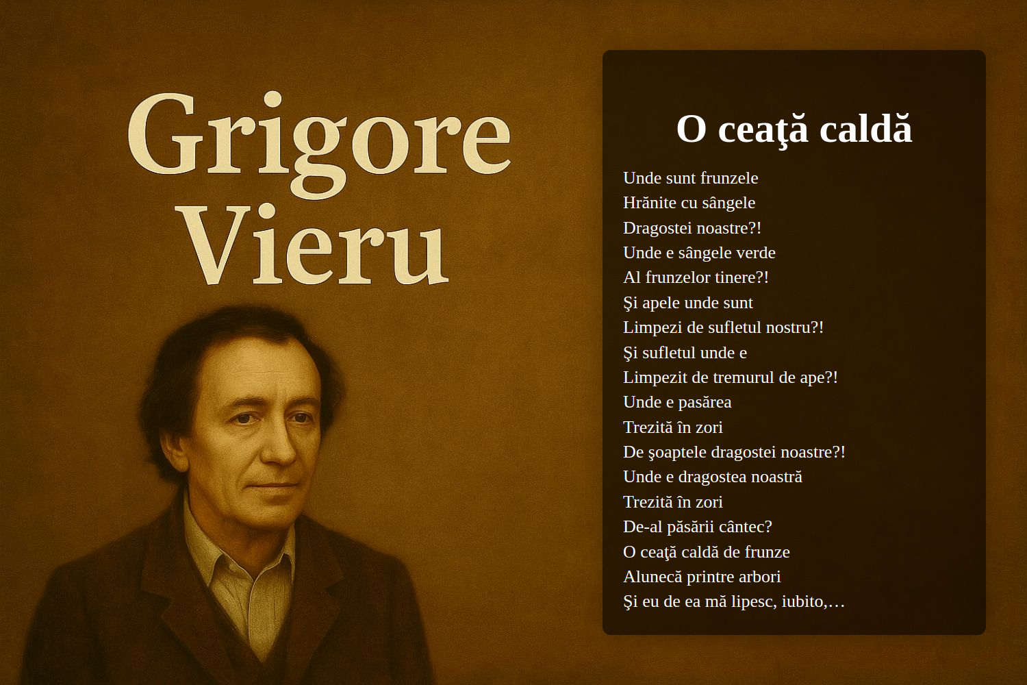 O ceaţă caldă