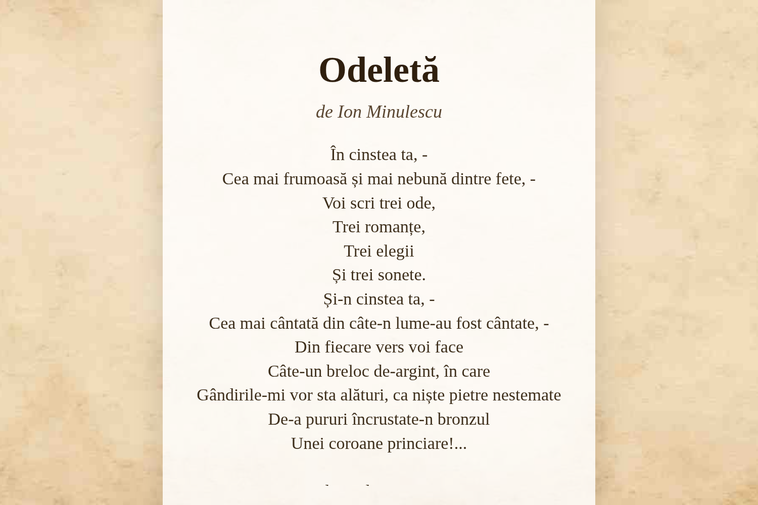Odeletă