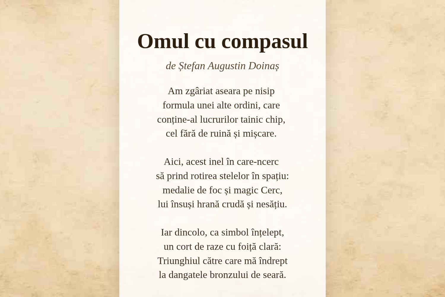 Omul cu compasul