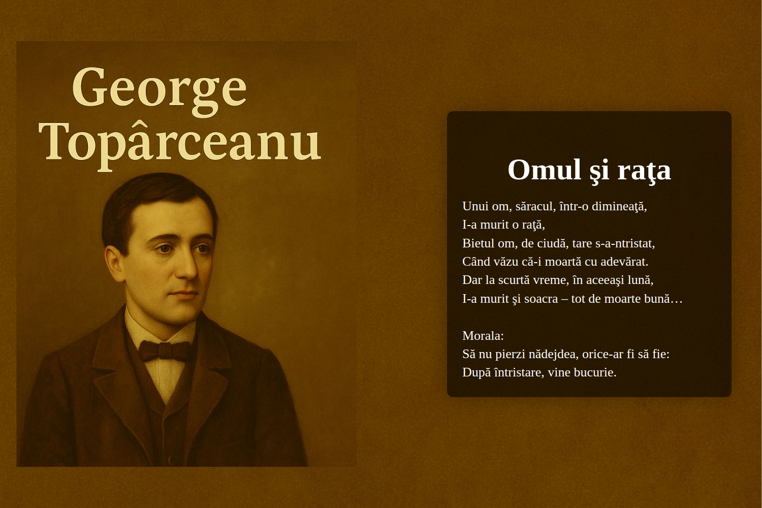 Omul şi raţa