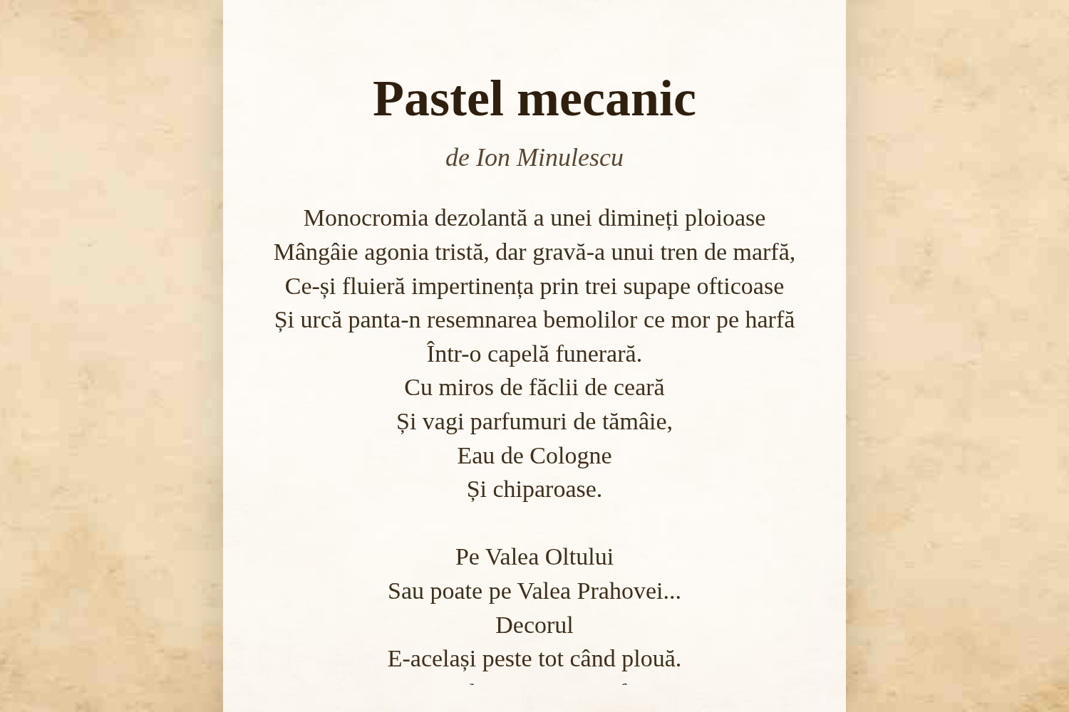 Pastel mecanic