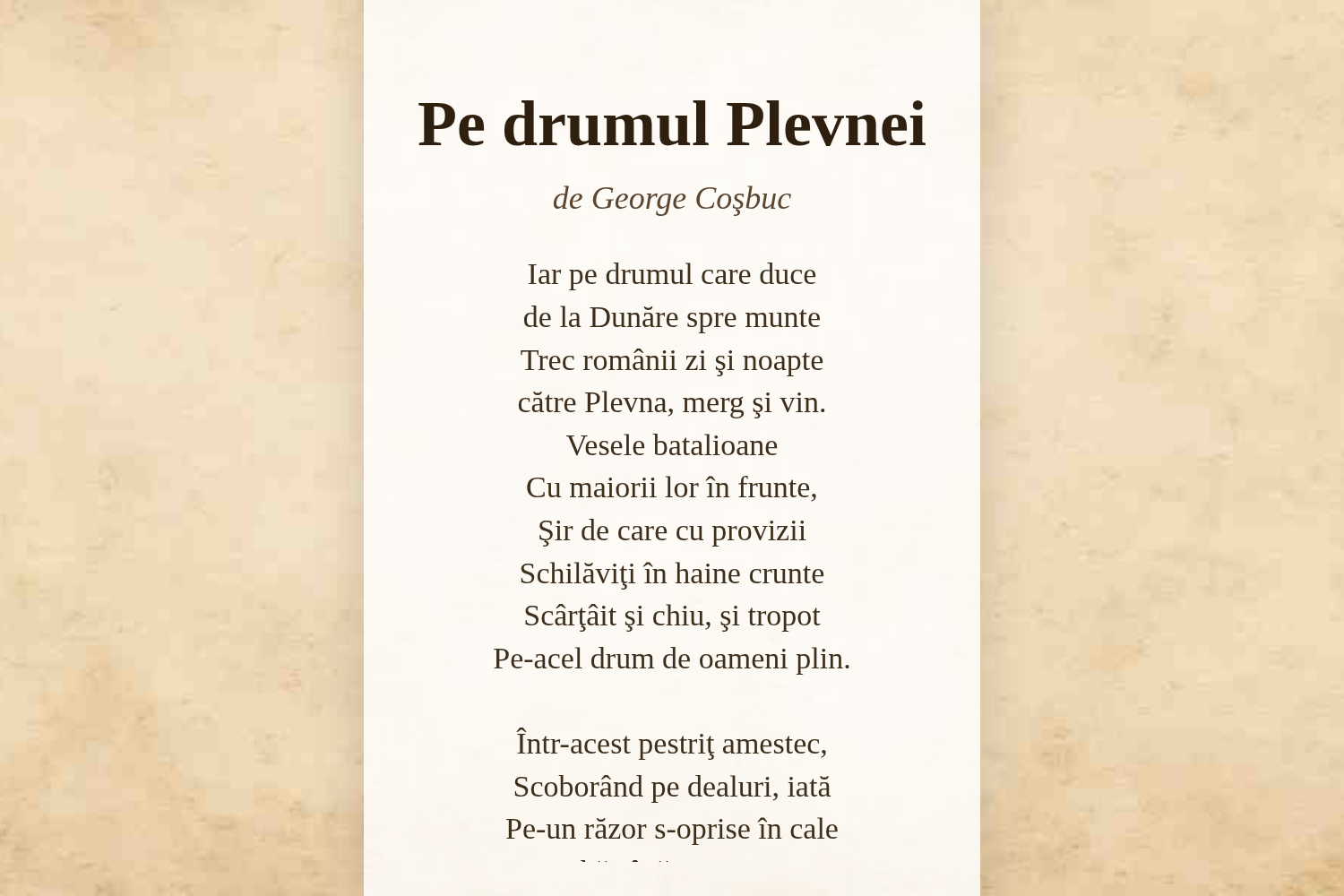 Pe drumul Plevnei