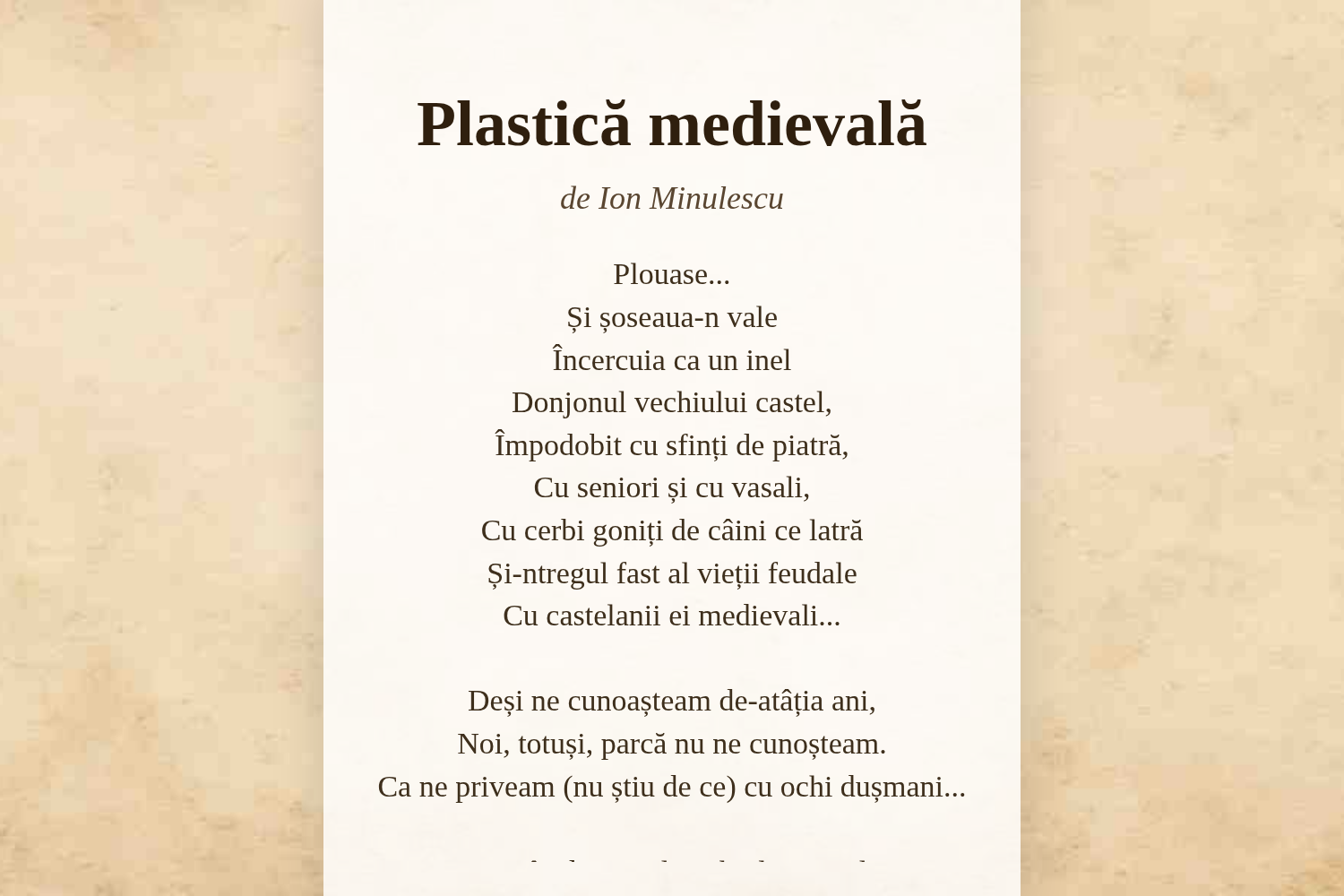 Plastică medievală