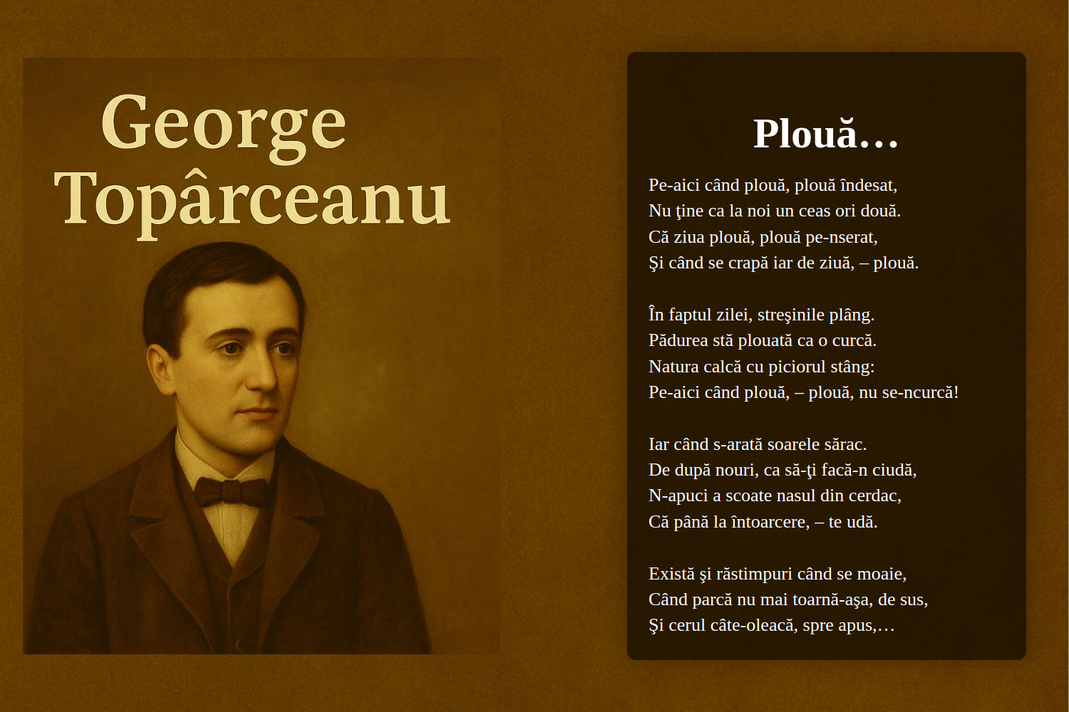 Plouă…