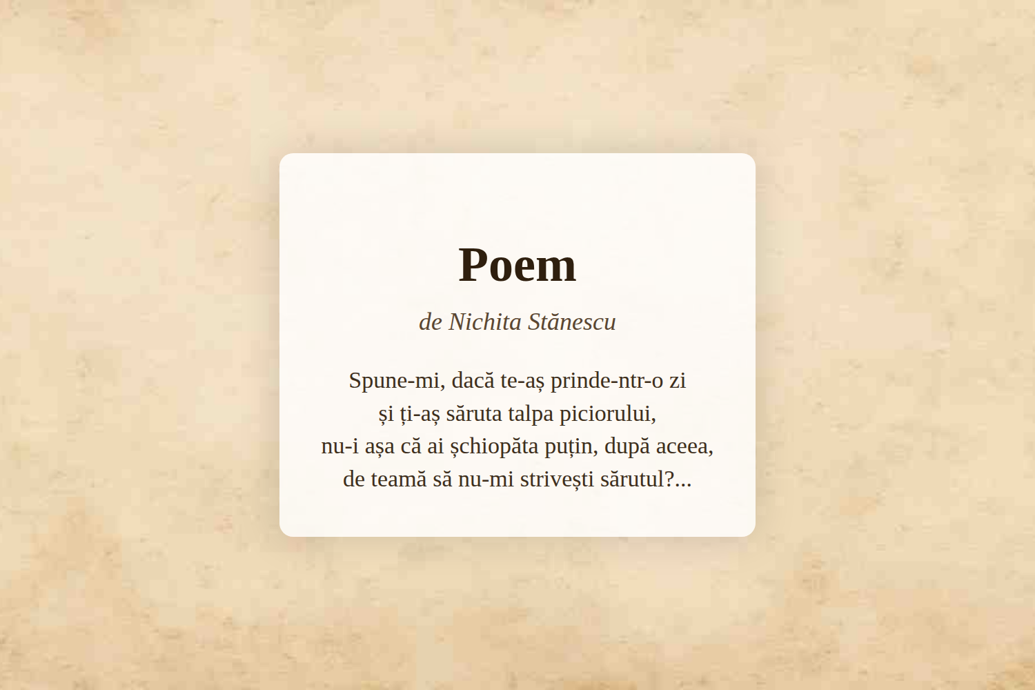 Poem