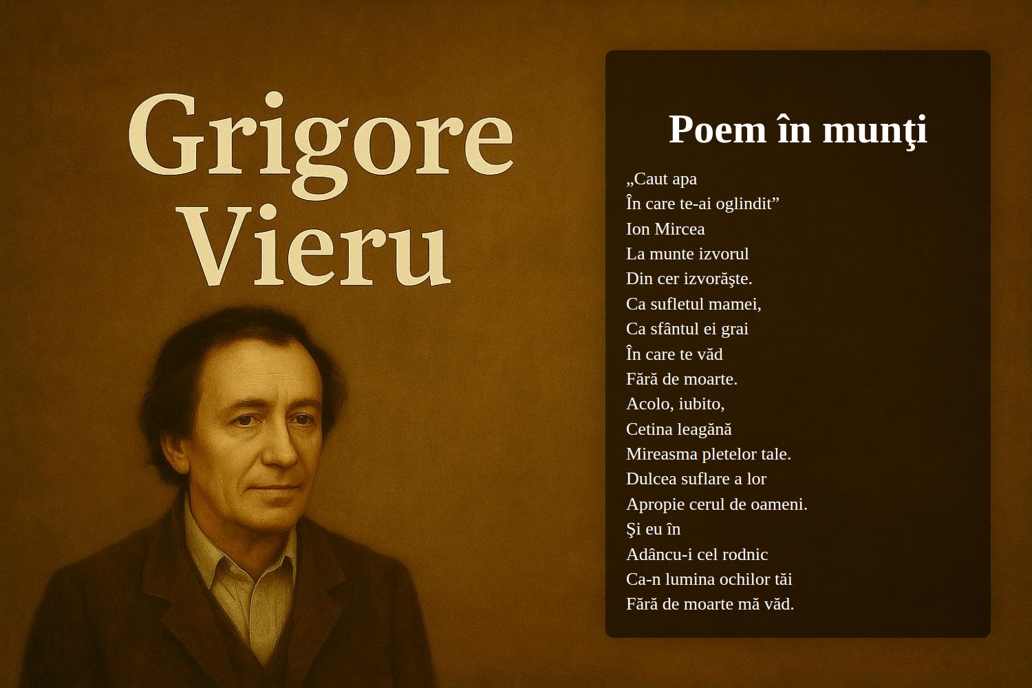 Poem în munţi