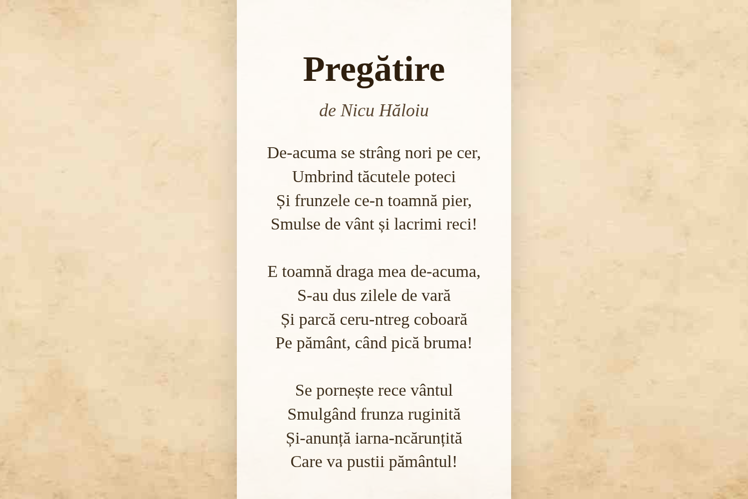 Pregătire