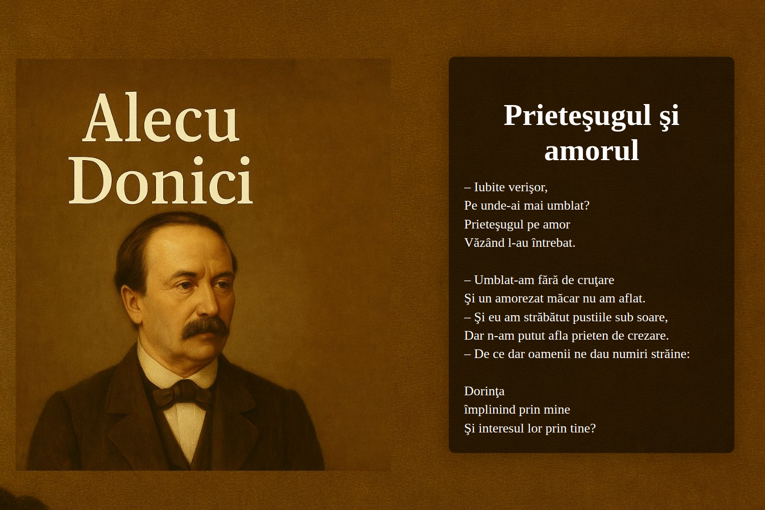 Prieteşugul şi amorul