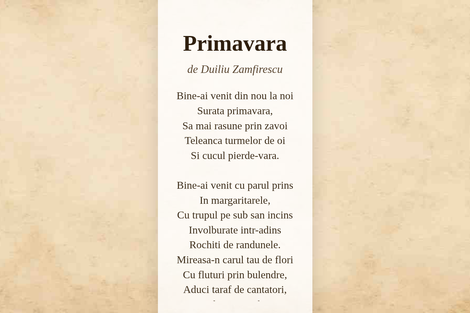 Primavara