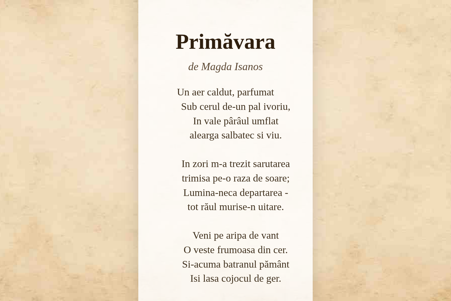 Primăvara