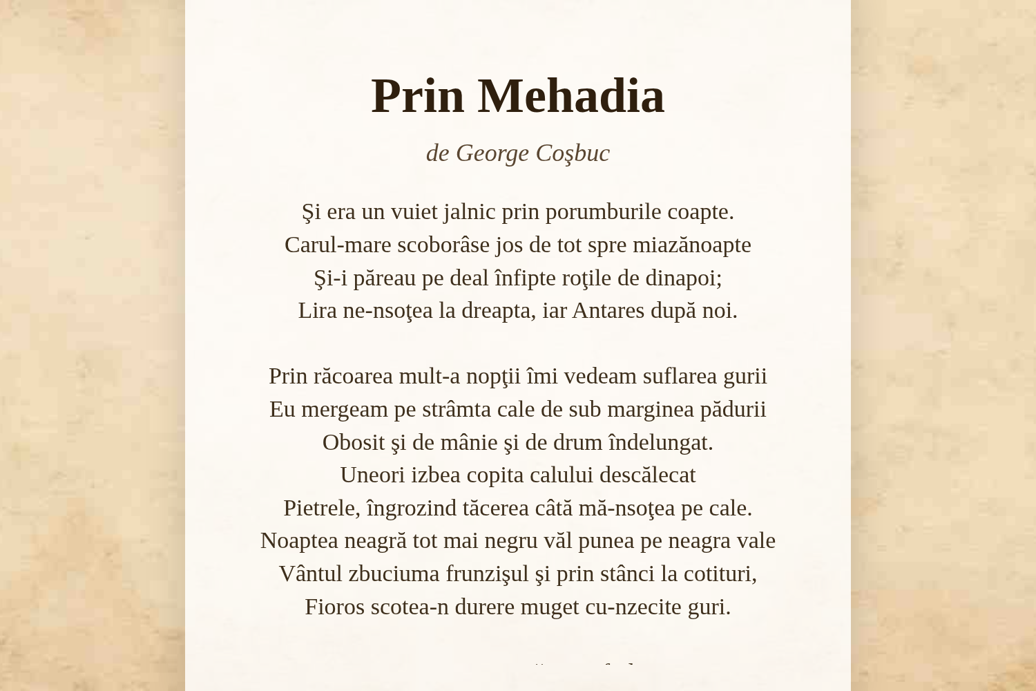 Prin Mehadia