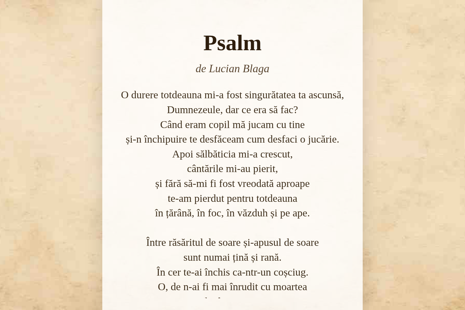 Psalm