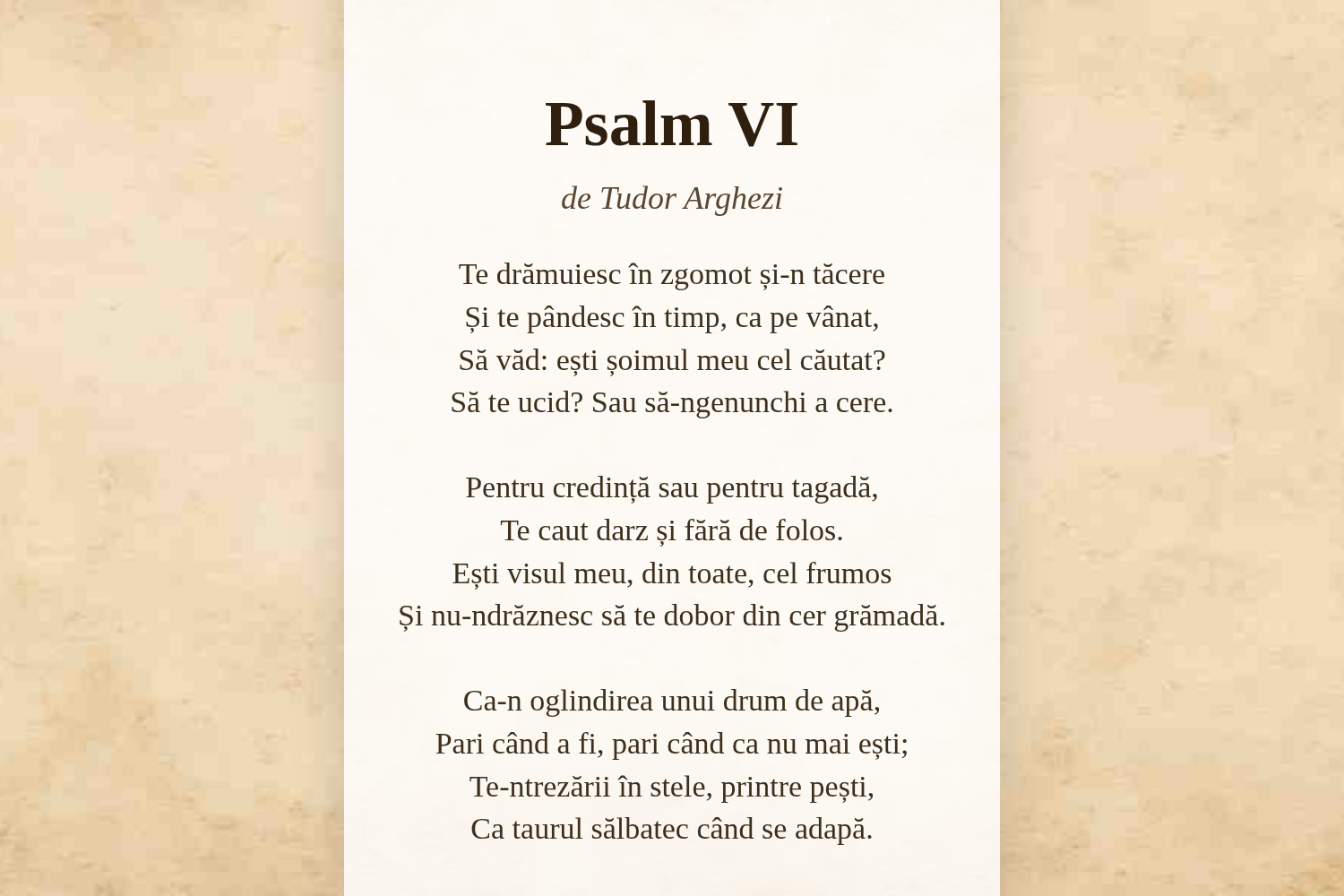 Psalm VI