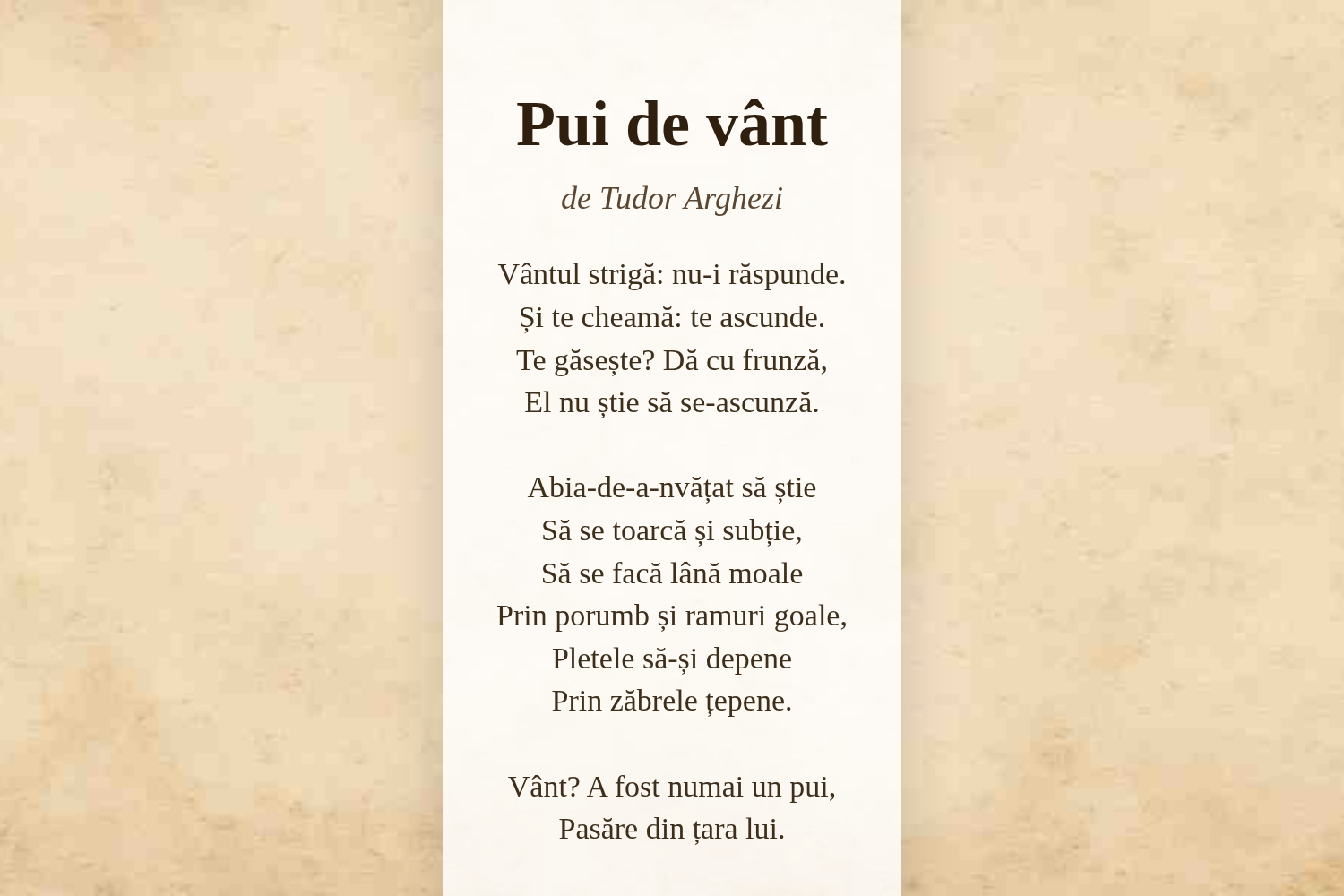 Pui de vânt