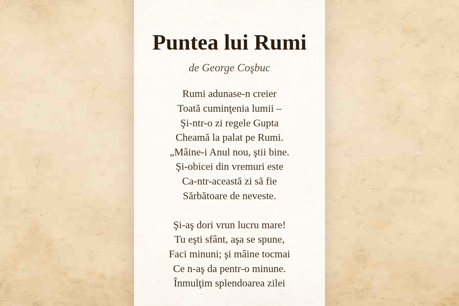 Puntea lui Rumi
