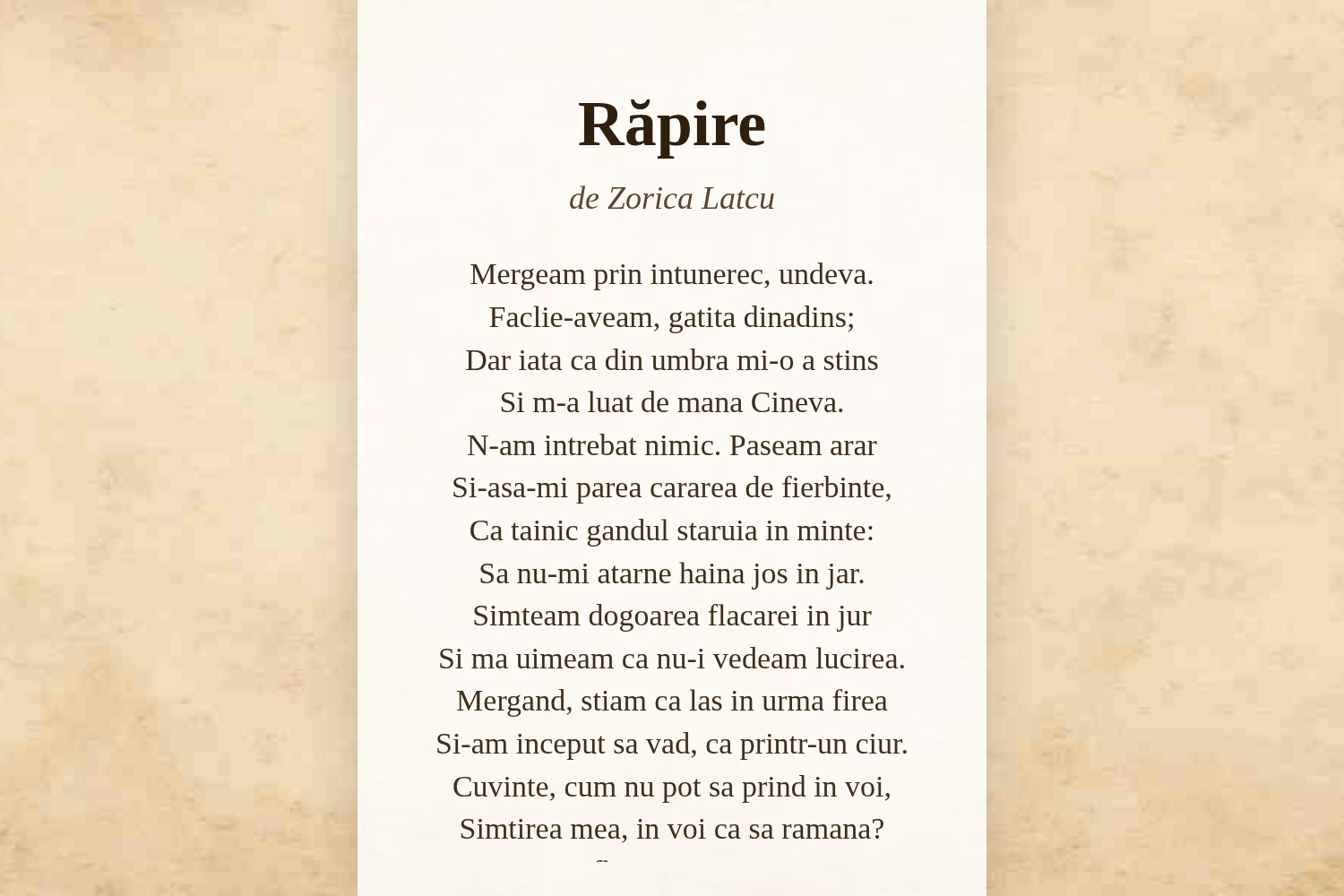Răpire