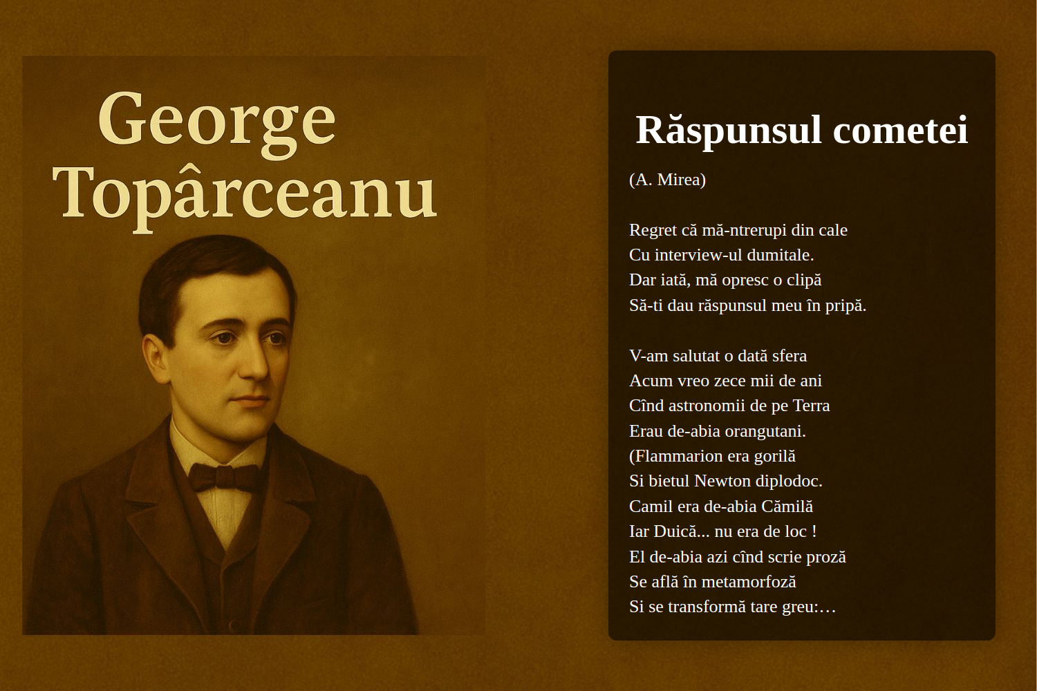 Răspunsul cometei