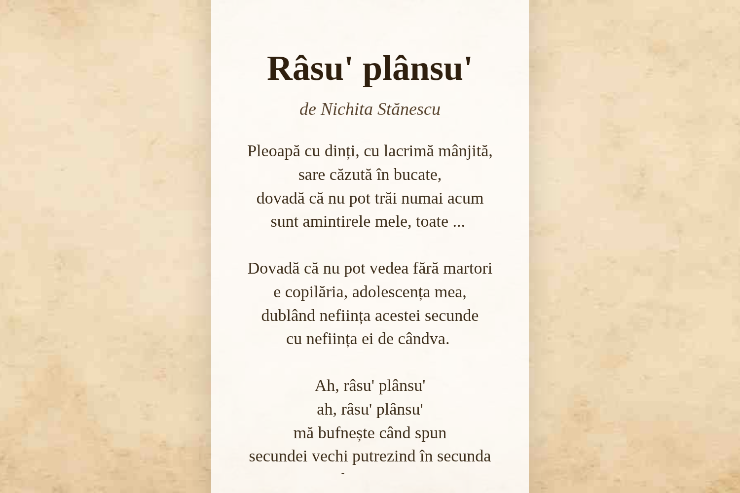 Râsu' plânsu'