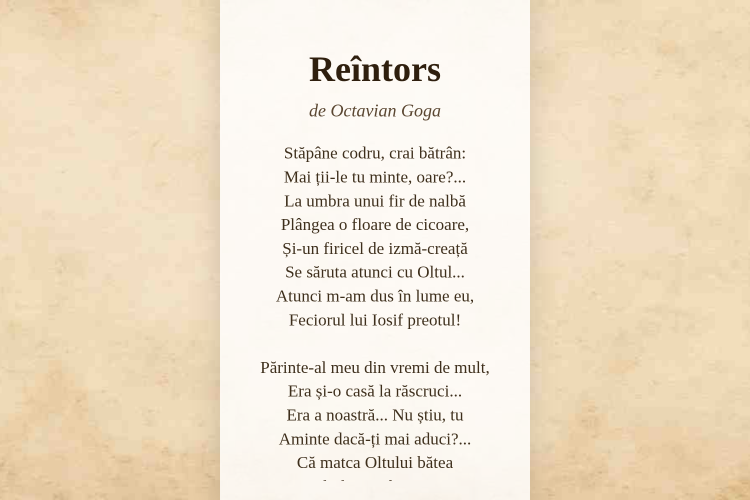 Reîntors