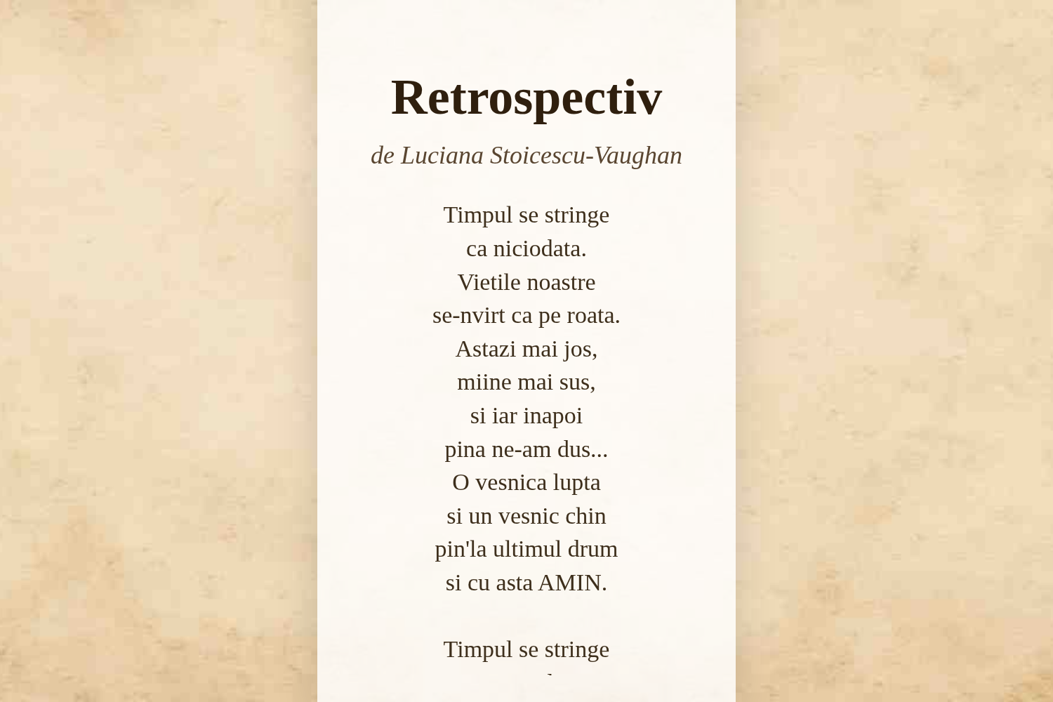 Retrospectiv