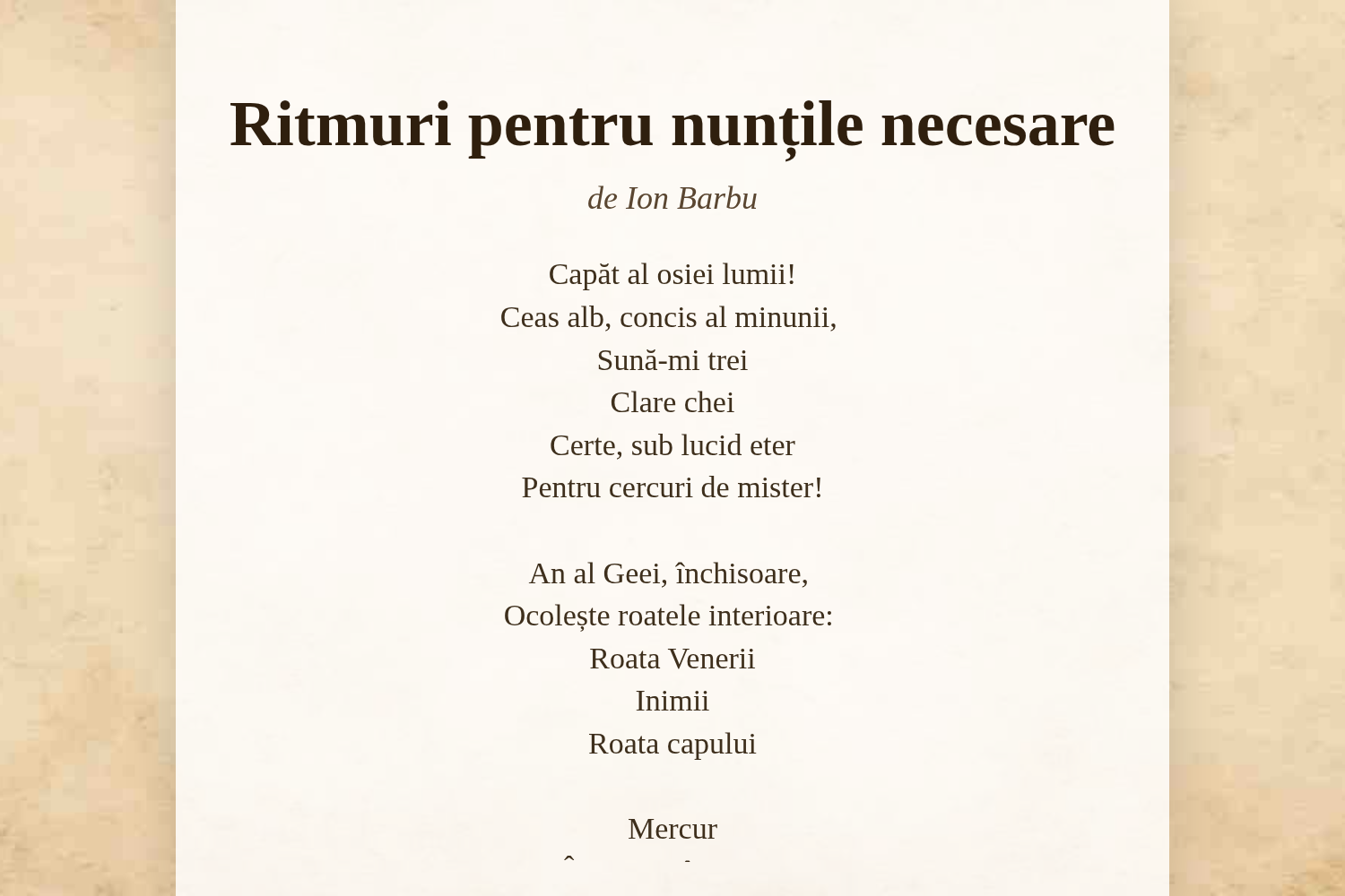 Ritmuri pentru nunțile necesare