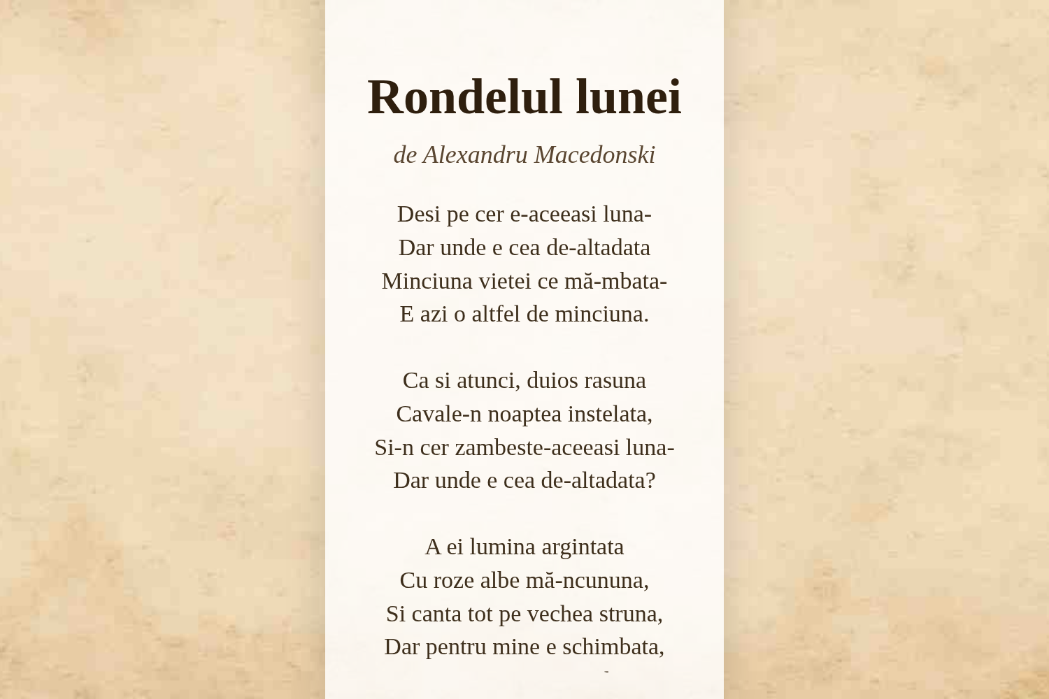 Rondelul lunei