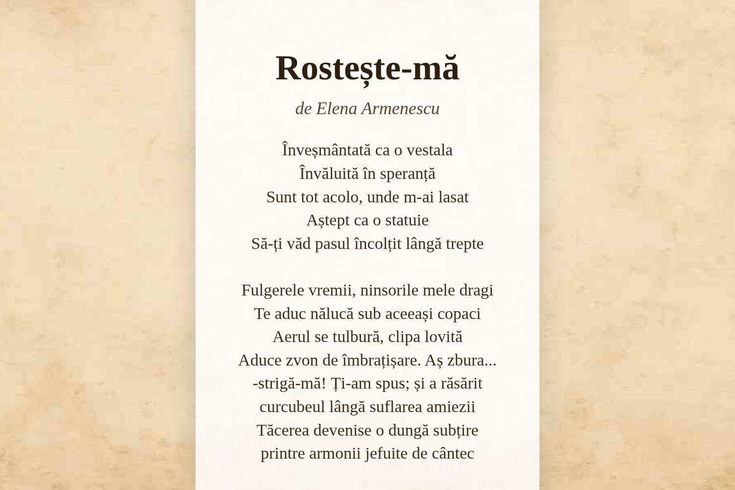 Rostește-mă