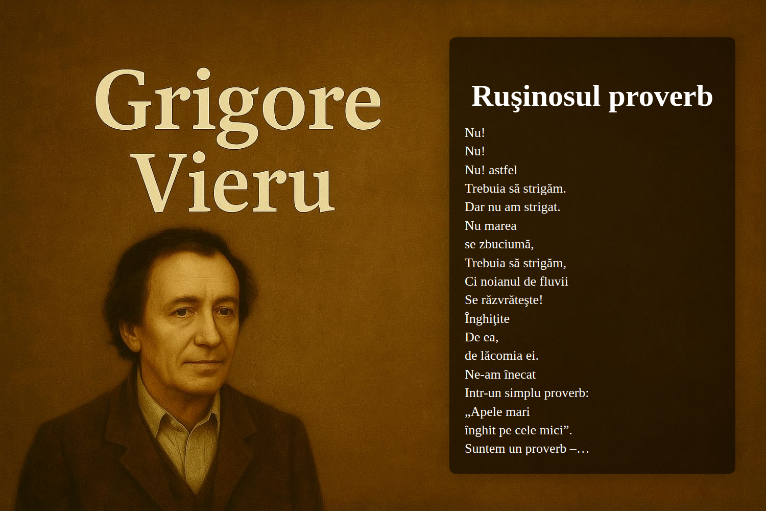 Ruşinosul proverb