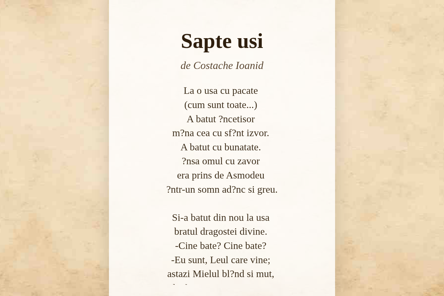 Sapte usi