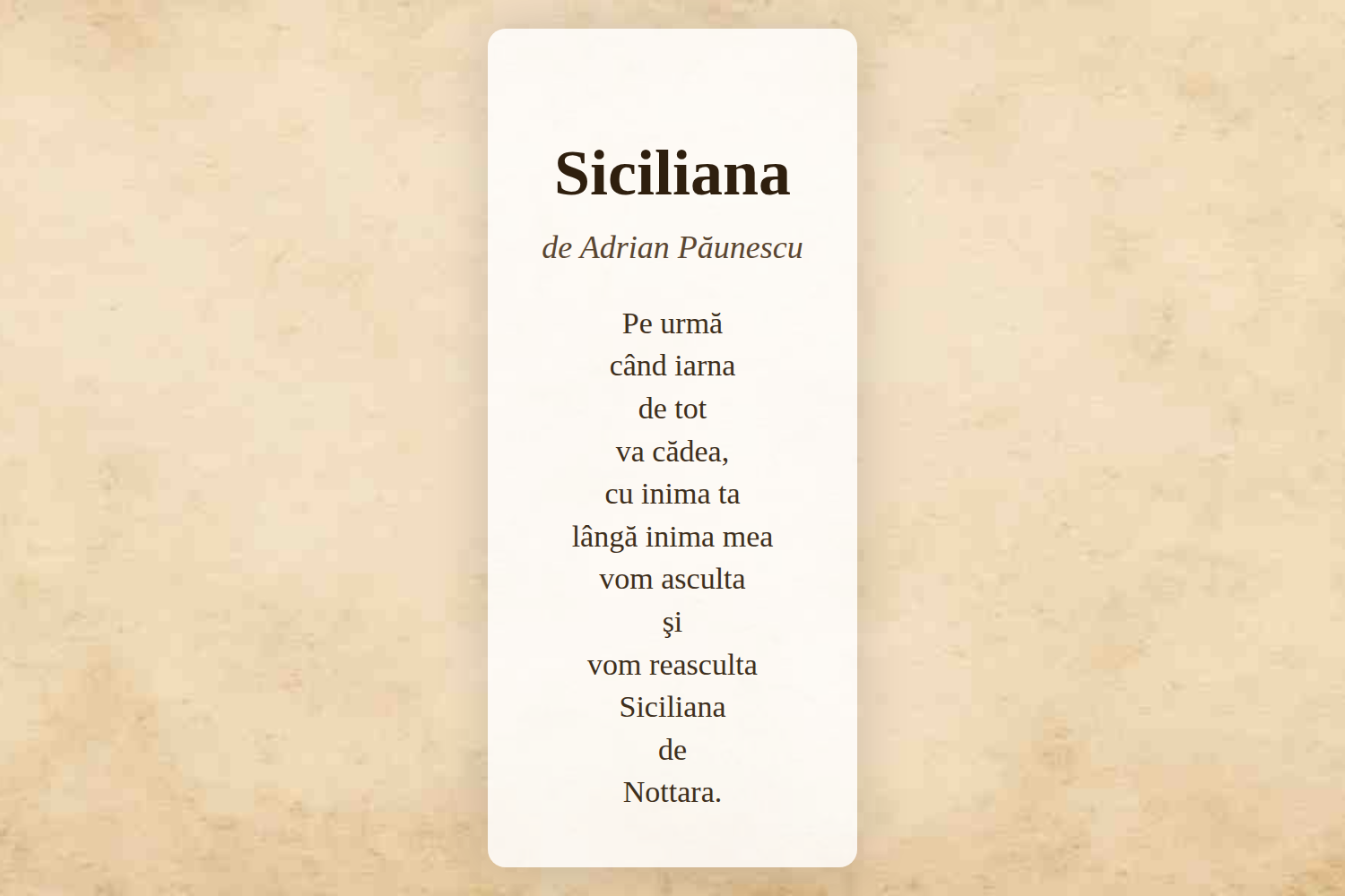 Siciliana