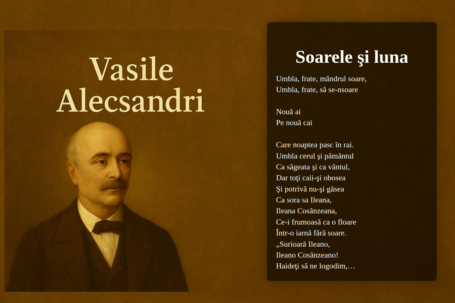 Soarele şi luna