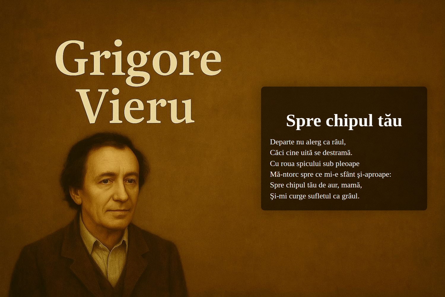 Spre chipul tău