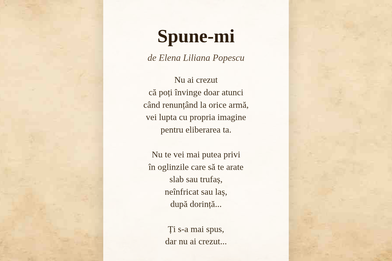 Spune-mi