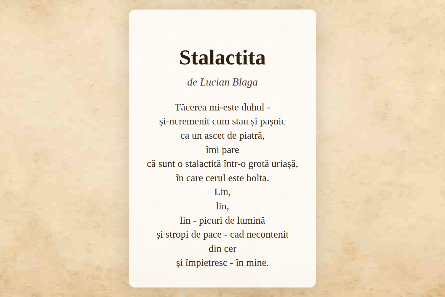 Stalactita