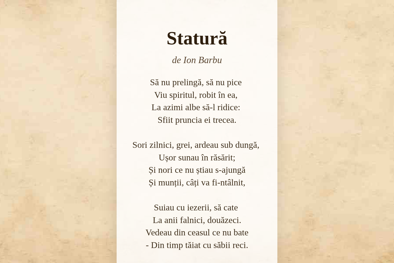 Statură