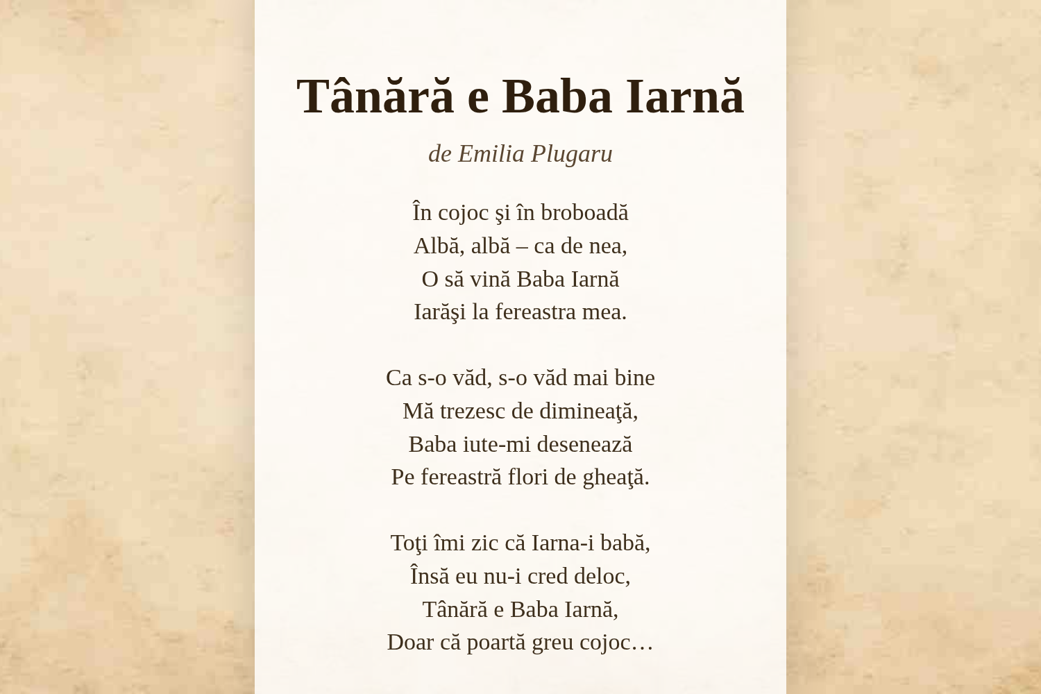 Tânără e Baba Iarnă