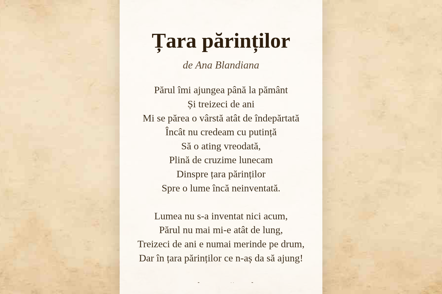 Țara părinților