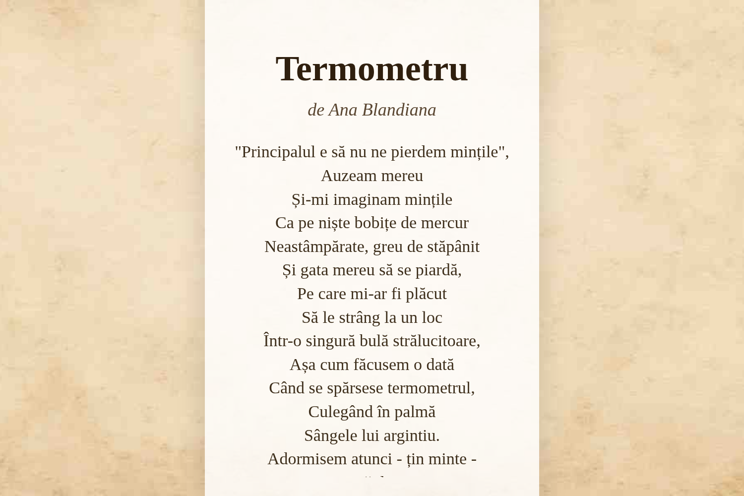 Termometru