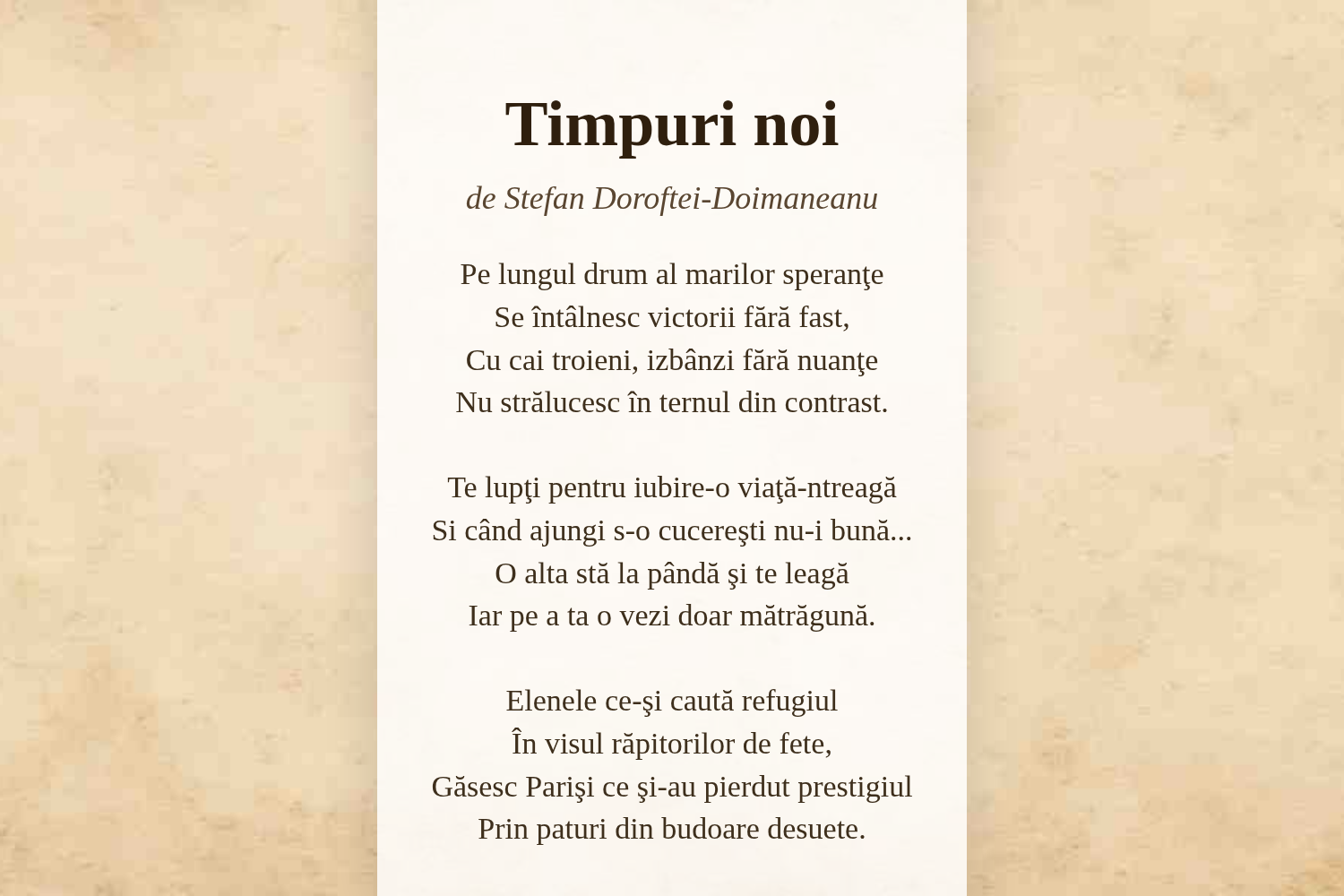 Timpuri noi