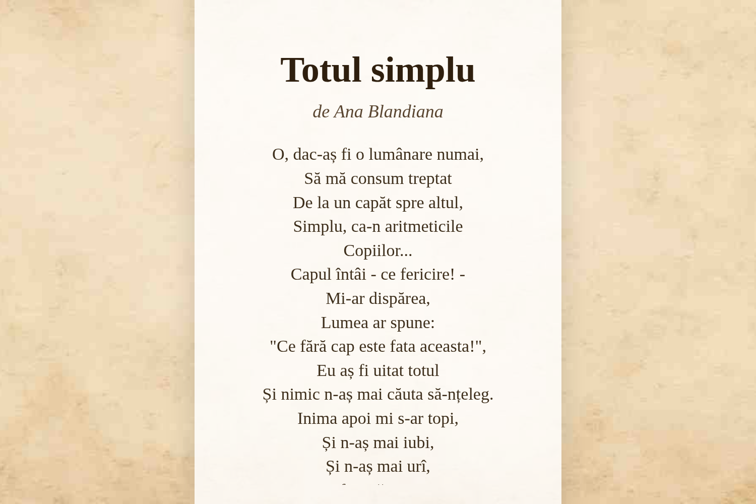 Totul simplu