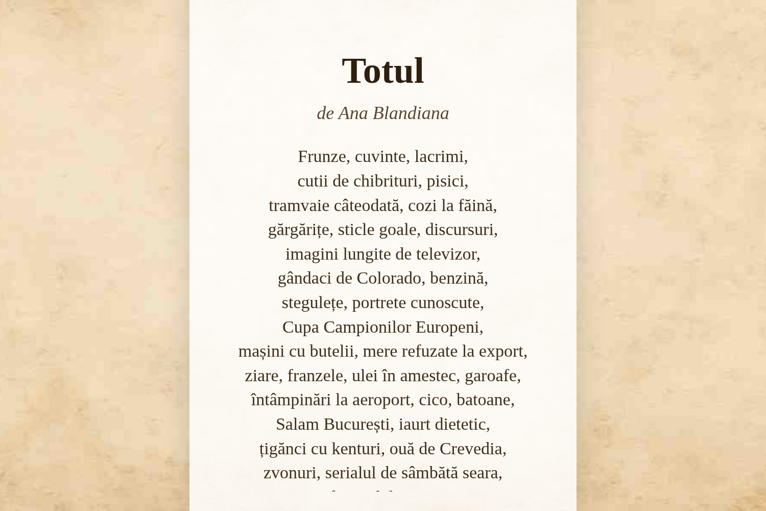 Totul