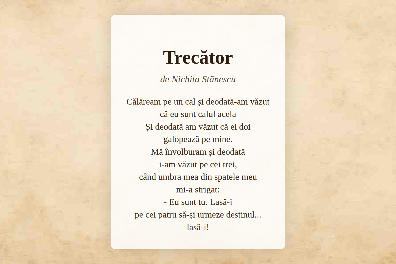 Trecător