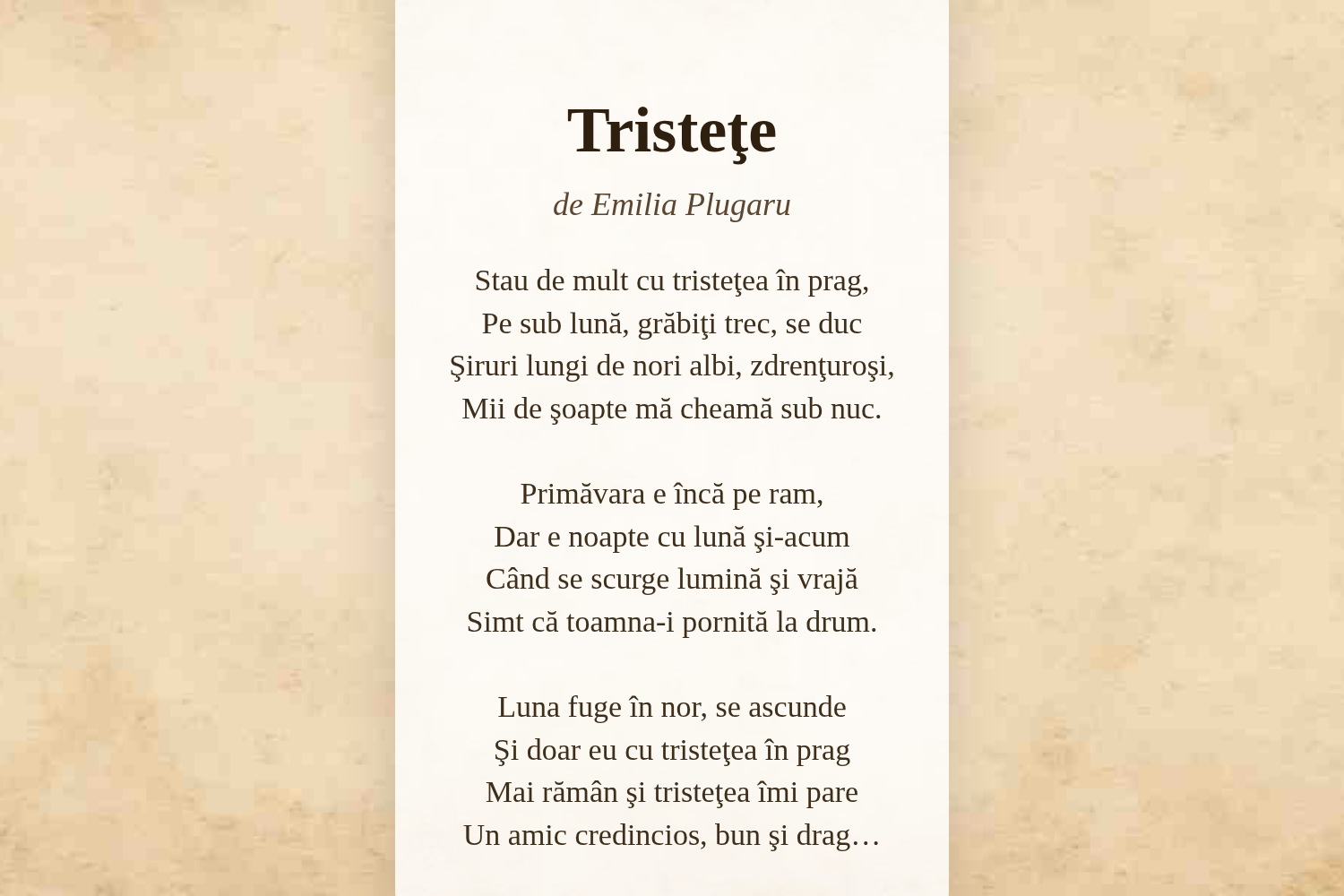 Tristeţe