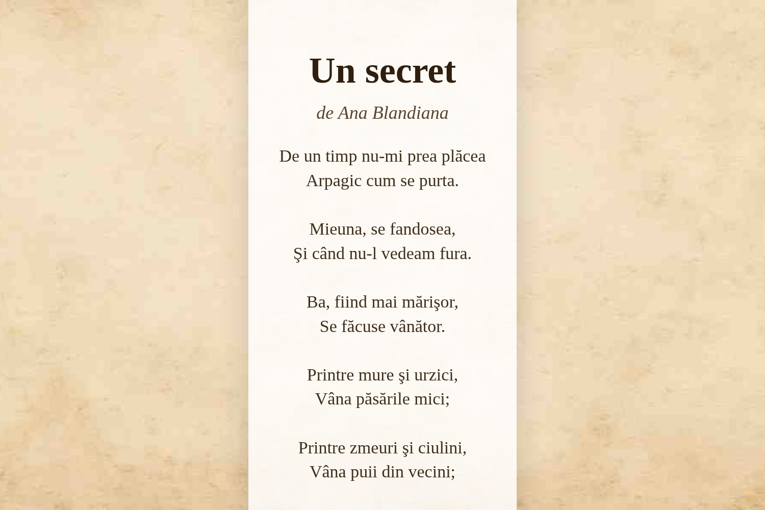 Un secret