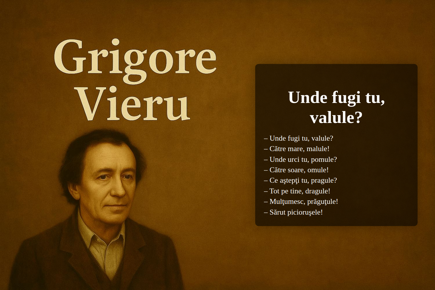 Unde fugi tu, valule?