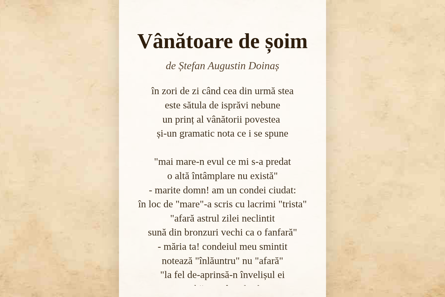 Vânătoare de șoim
